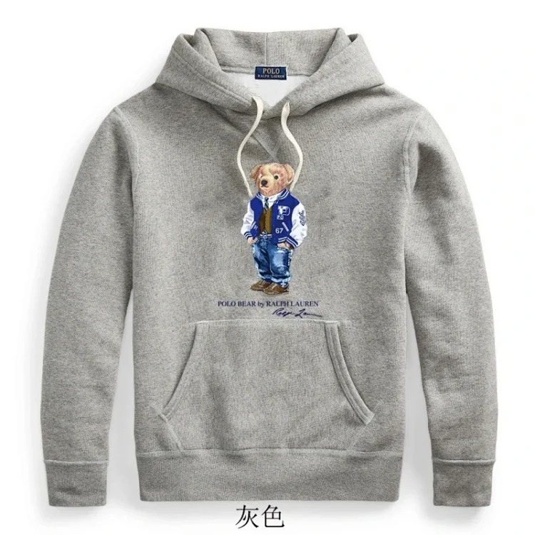 Men's winter sweatshirt pullover hooded fleece top