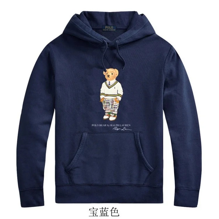 Men's winter sweatshirt pullover hooded fleece top