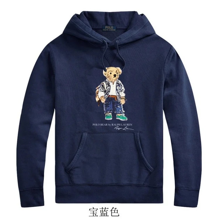 Men's winter sweatshirt pullover hooded fleece top