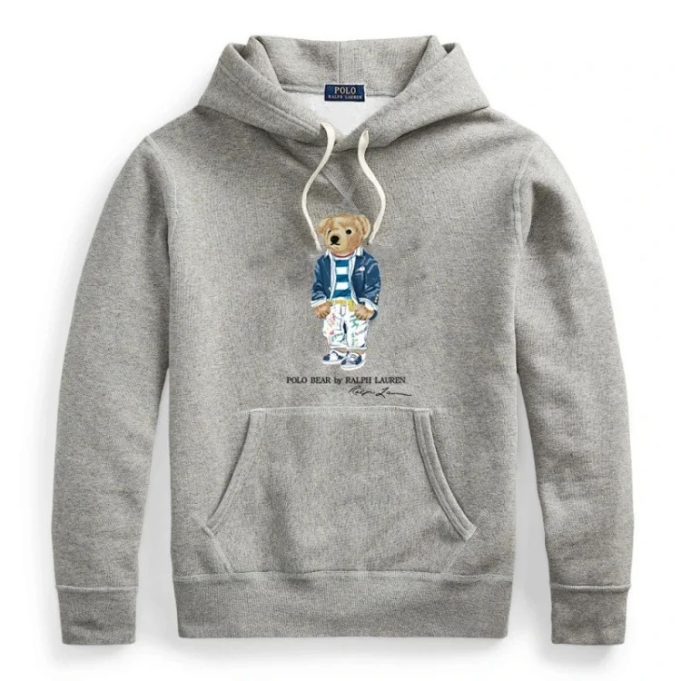 Men's winter sweatshirt pullover hooded fleece top