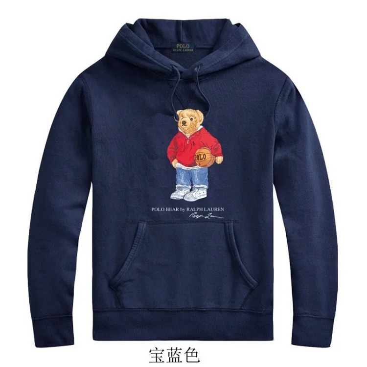 Men's winter sweatshirt pullover hooded fleece top