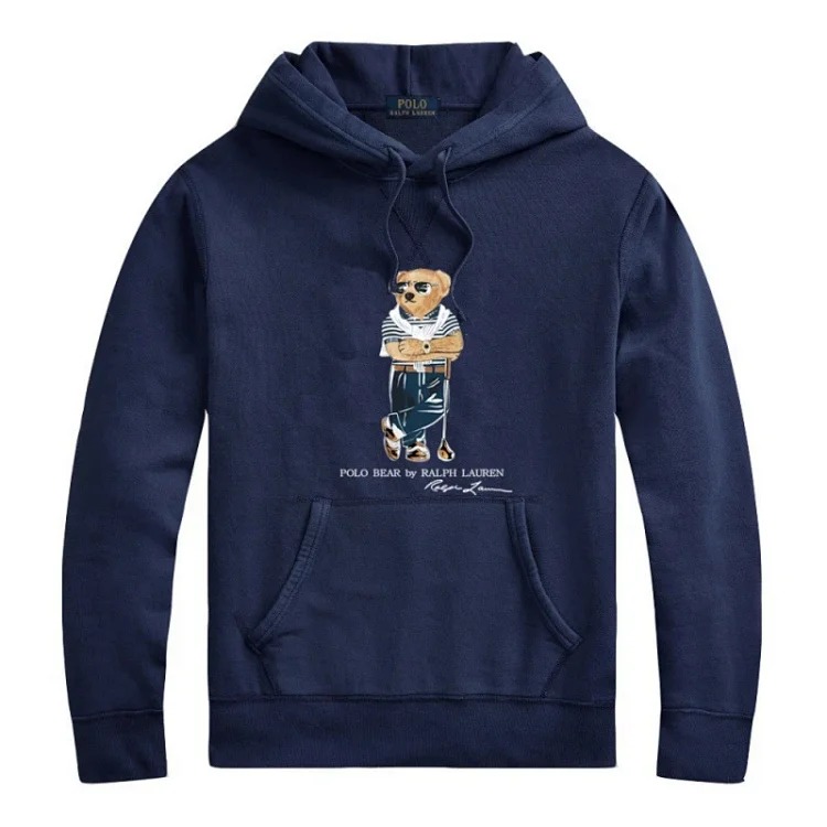 Men's winter sweatshirt pullover hooded fleece top