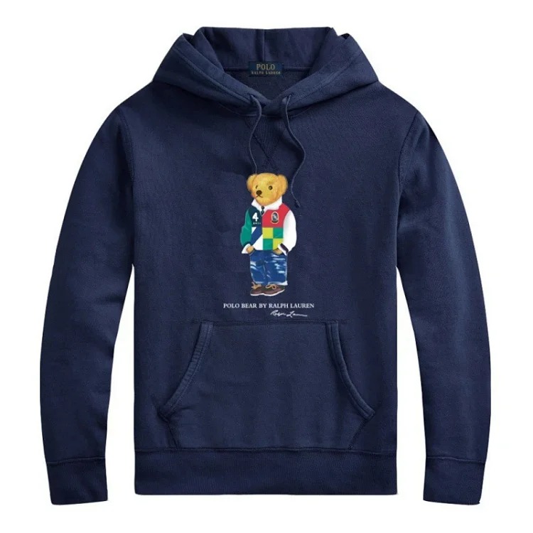 Men's winter sweatshirt pullover hooded fleece top