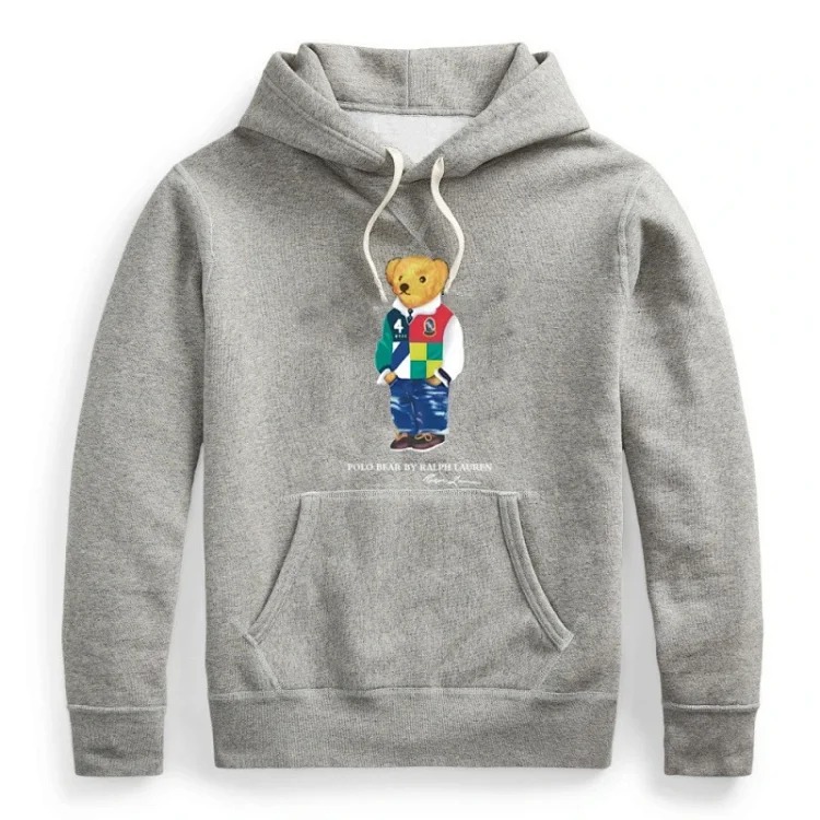 Men's winter sweatshirt pullover hooded fleece top