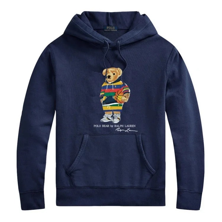 Men's winter sweatshirt pullover hooded fleece top
