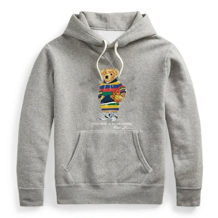 Men's winter sweatshirt pullover hooded fleece top