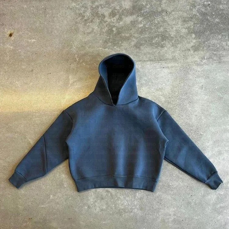 Fashionable hoodie sweatshirt solid color loose sweatshirt sweatpants