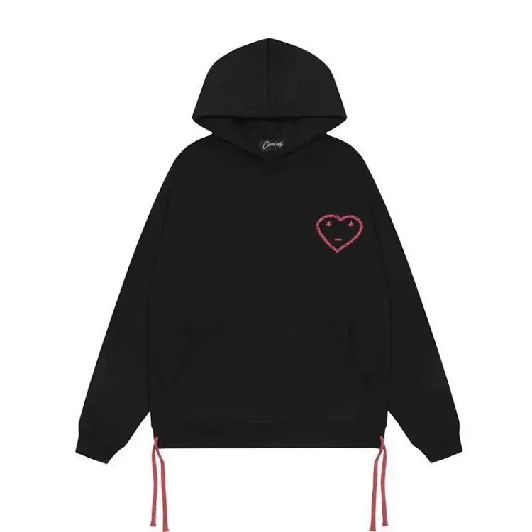 European and American fleece hooded sweatshirt trousers for men and women loose casual suits