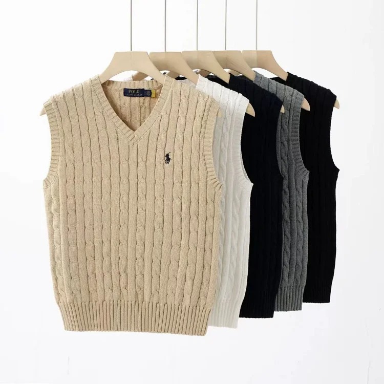 Sweater Vest Cable Knit Vest