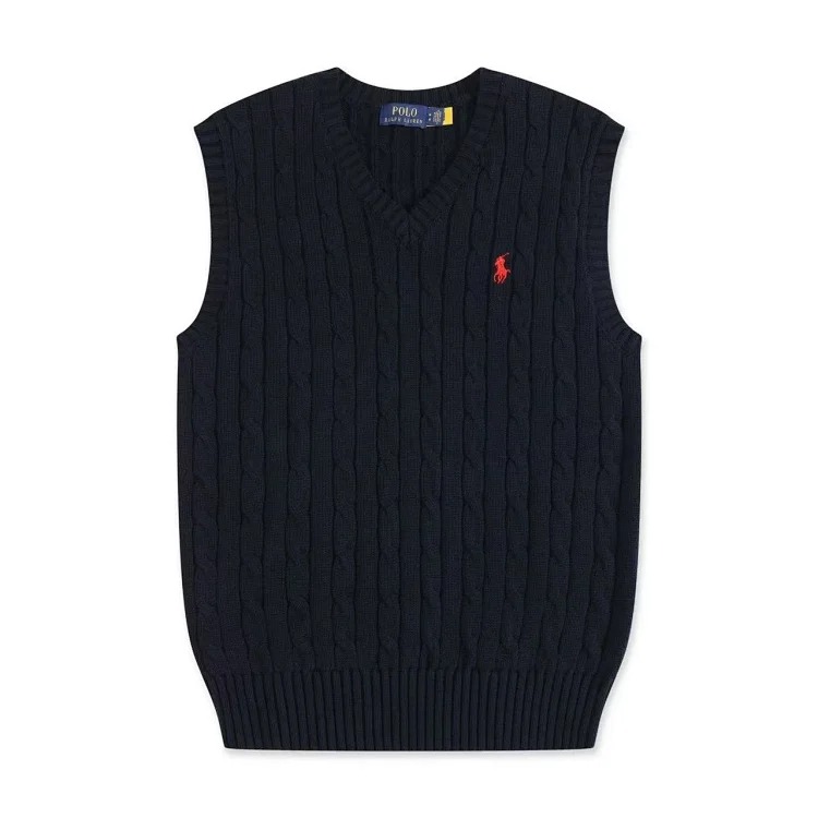 Sweater Vest Cable Knit Vest
