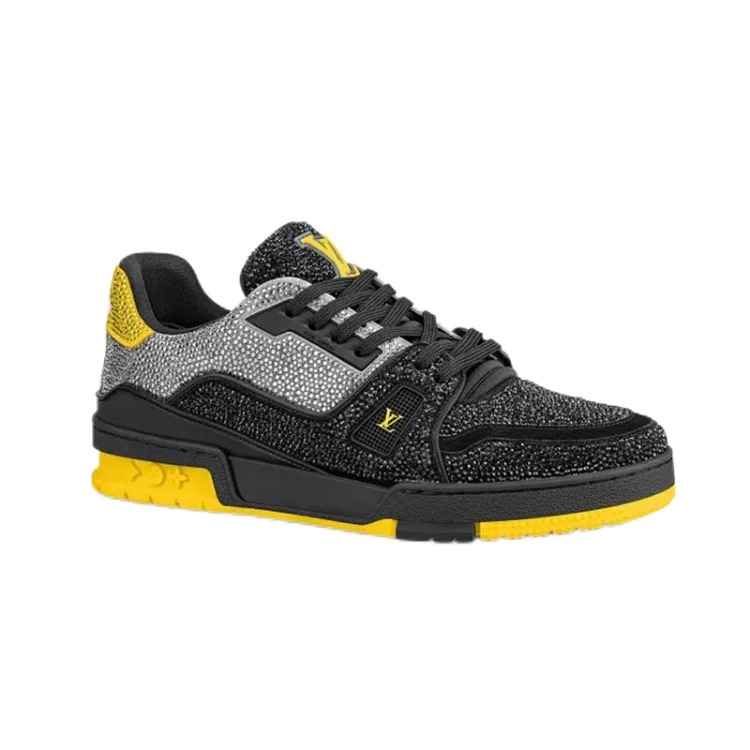 Trainer sneakers in black image 2