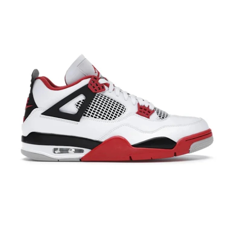 4 Retro Fire Red Fashion sneakers image 2