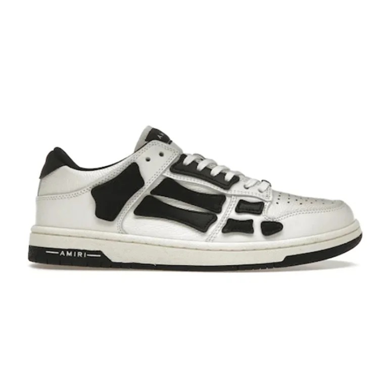 OG AM1R1 Skel Top Low White Black White Fashion sneakers