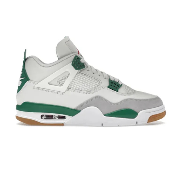 4 Retro Pine Green Fashion sneakers image 2