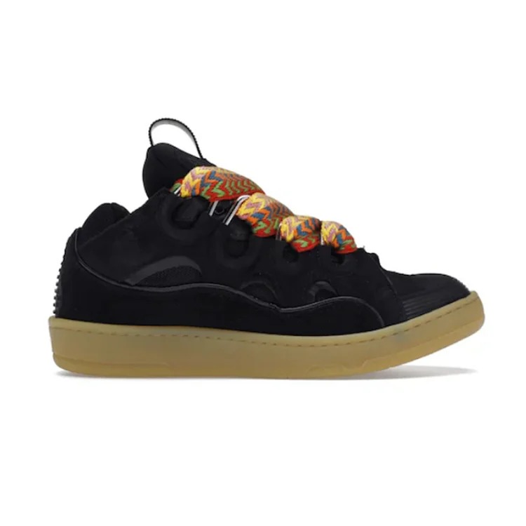 Lnvin Leather Curb Black Sneakers image 2