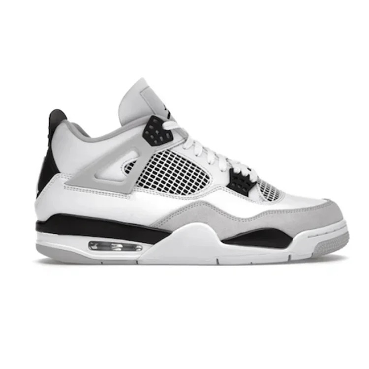 4 Retro Military Black Fashion sneakers image 2