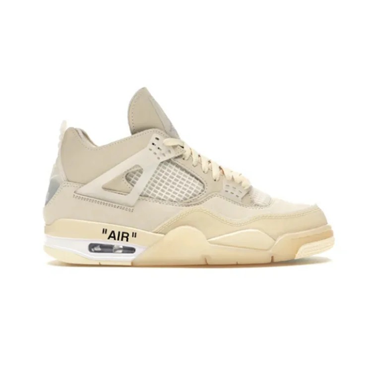 Off White 4 Retro Off-White Sail Fashion sneakers image 2
