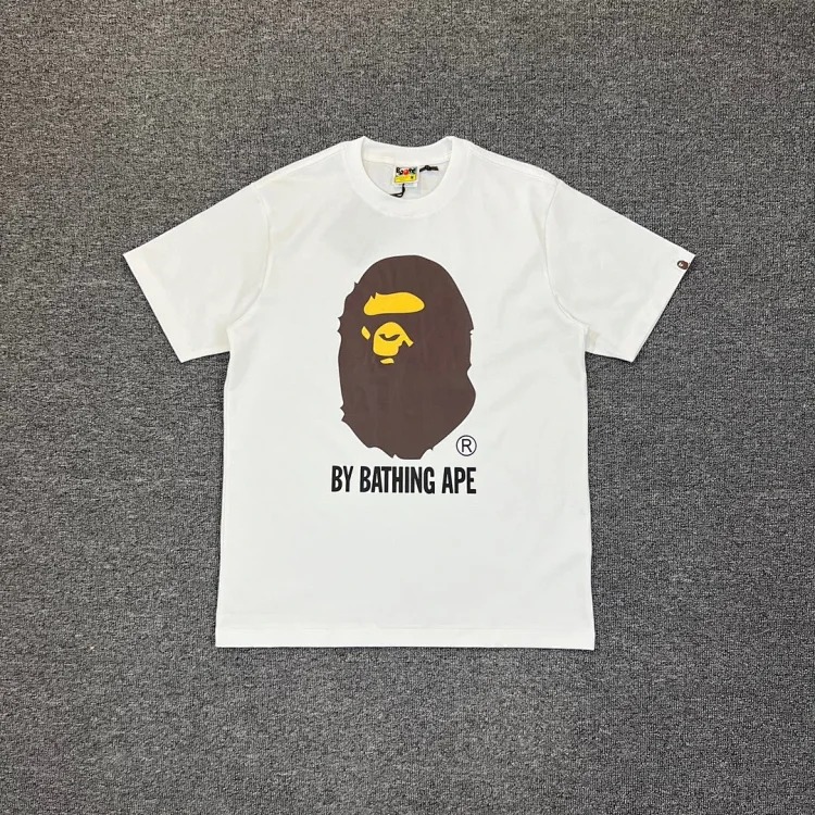 38 Japanese cartoon ape-man high-definition printed short-sleeved male and female couples celebrity style casual high-street Harajuku style short-sleeved