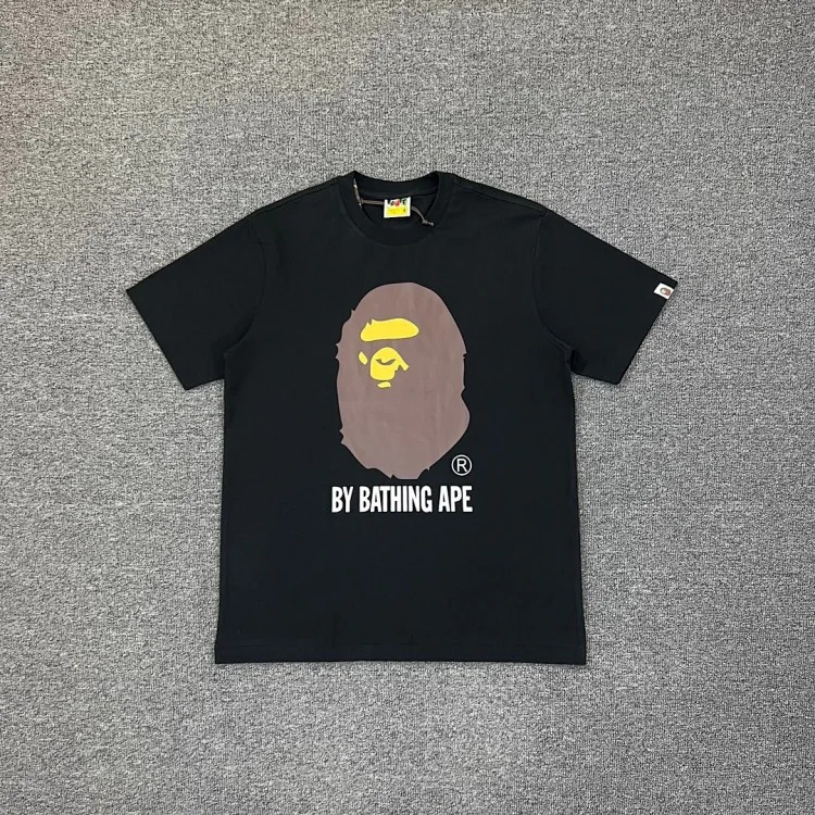 38 Japanese cartoon ape-man high-definition printed short-sleeved male and female couples celebrity style casual high-street Harajuku style short-sleeved