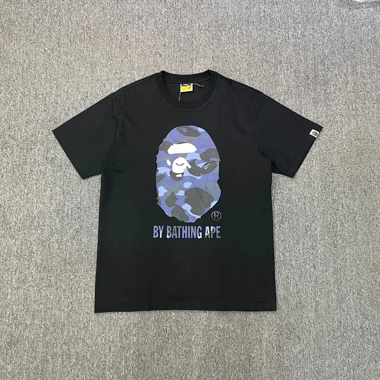 38 Japanese cartoon ape-man high-definition printed short-sleeved male and female couples celebrity style casual high-street Harajuku style short-sleeved