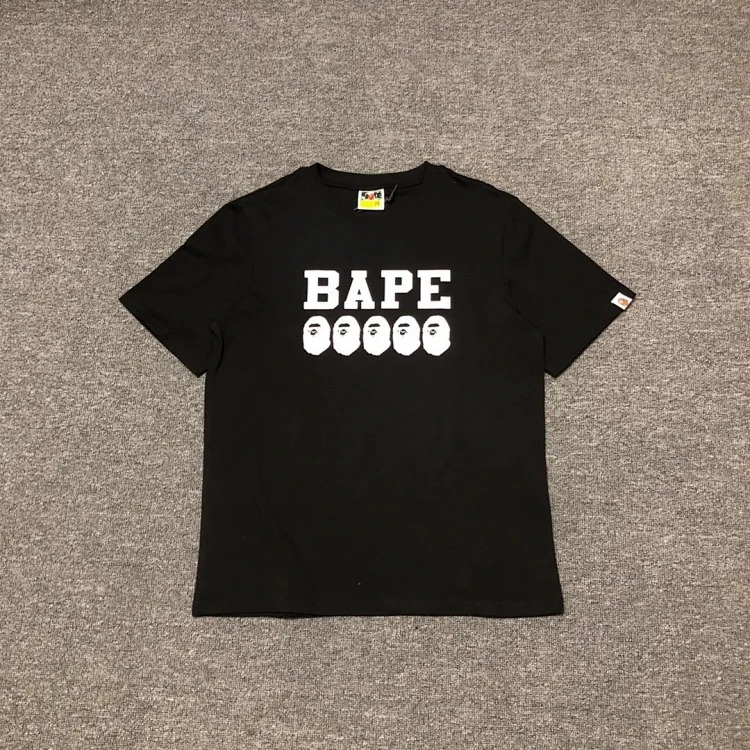 38 Japanese cartoon ape-man high-definition printed short-sleeved male and female couples celebrity style casual high-street Harajuku style short-sleeved
