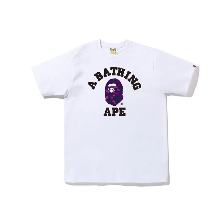 38 Japanese cartoon ape-man high-definition printed short-sleeved male and female couples celebrity style casual high-street Harajuku style short-sleeved