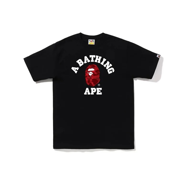 38 Japanese cartoon ape-man high-definition printed short-sleeved male and female couples celebrity style casual high-street Harajuku style short-sleeved