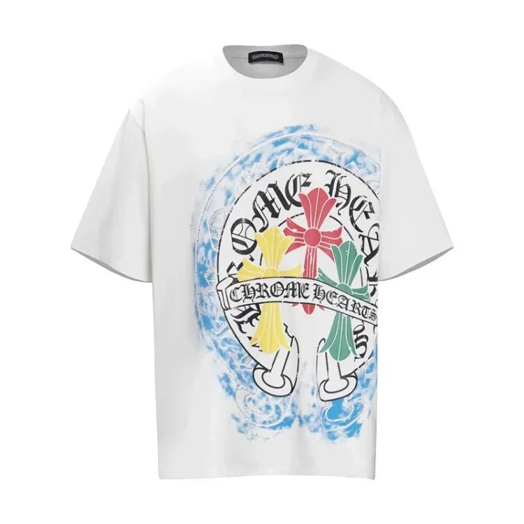 Summer short-sleeved European and American street hip-hop men's and women's t series