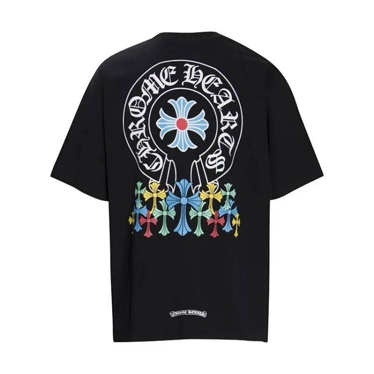 Summer short-sleeved European and American street hip-hop men's and women's t series