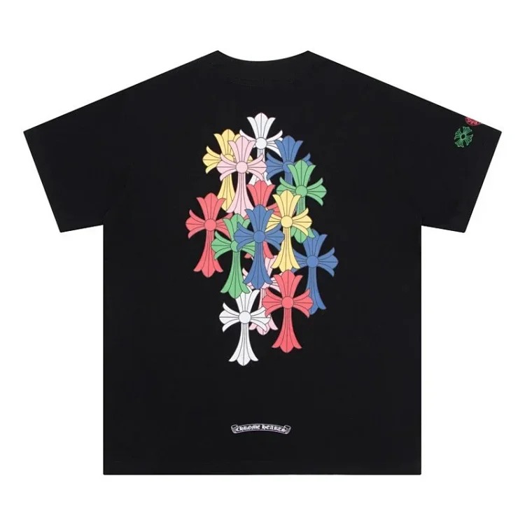 Summer short-sleeved European and American street hip-hop men's and women's t series