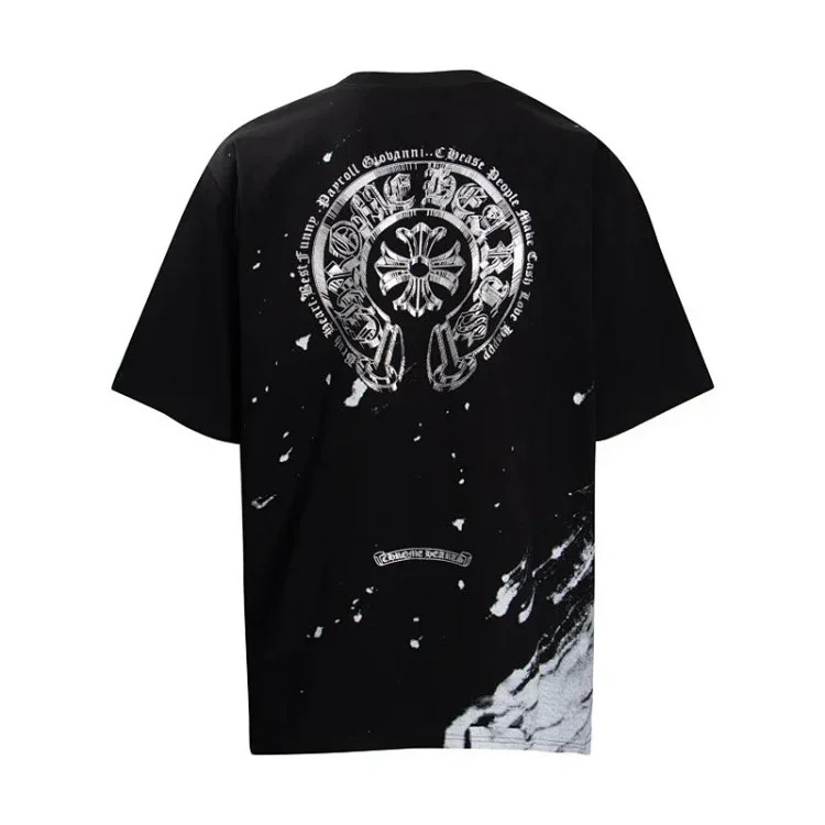 Summer short-sleeved European and American street hip-hop men's and women's t series