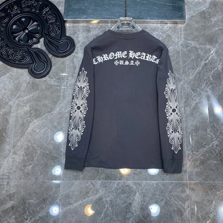 Cross horseshoe long sleeve T-shirt