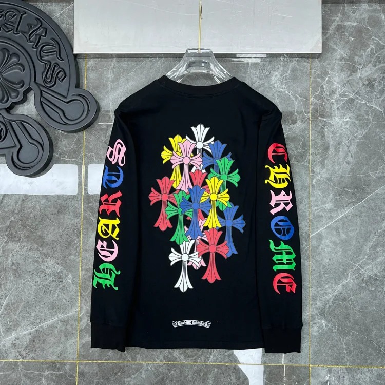 Cross horseshoe long sleeve T-shirt