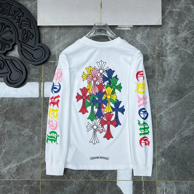 Cross horseshoe long sleeve T-shirt