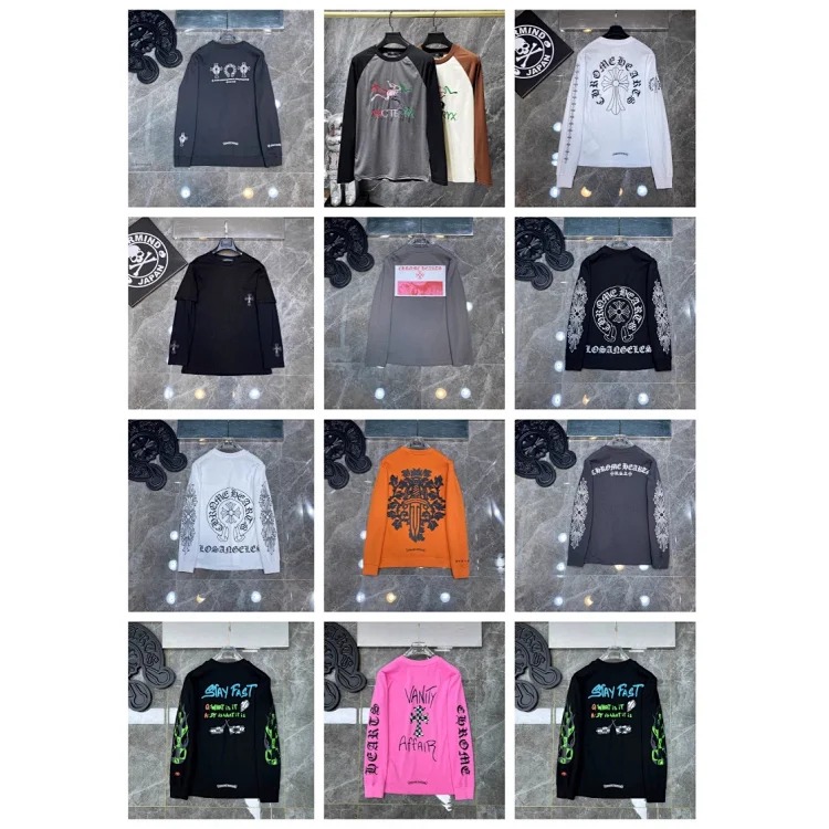 Cross horseshoe long sleeve T-shirt