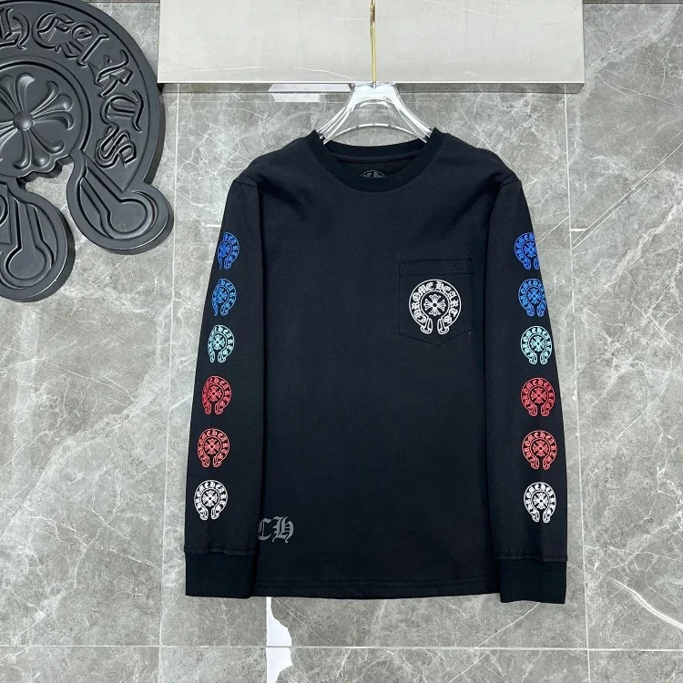 Cross horseshoe long sleeve T-shirt