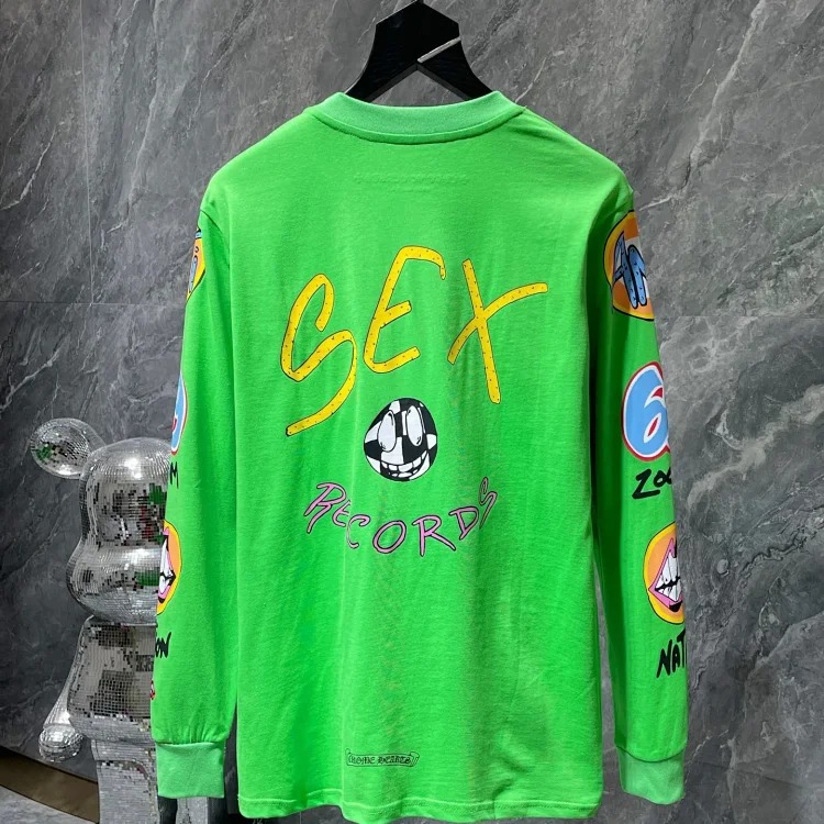 Cross horseshoe long sleeve T-shirt