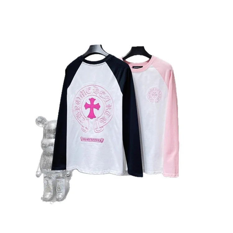 Cross horseshoe long sleeve T-shirt
