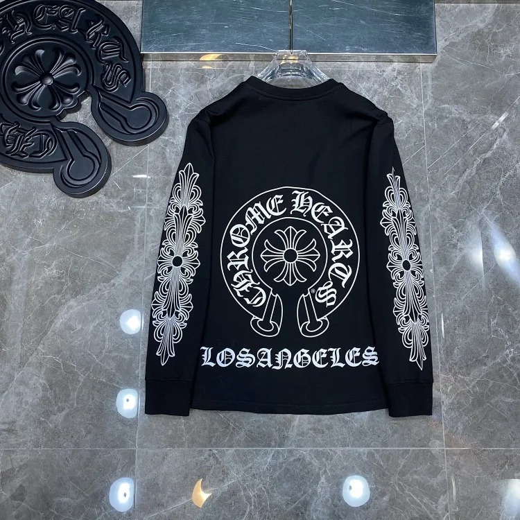 Cross horseshoe long sleeve T-shirt