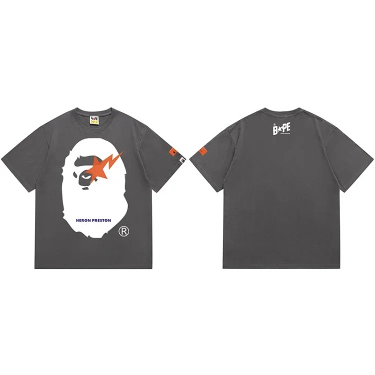 260g Heavyweight Monkey Shark Short Sleeve T-Shirt