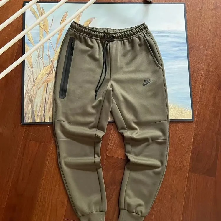 Hook sweatpants men's knitted rubberized zipper large pocket leggings sweatpants couple