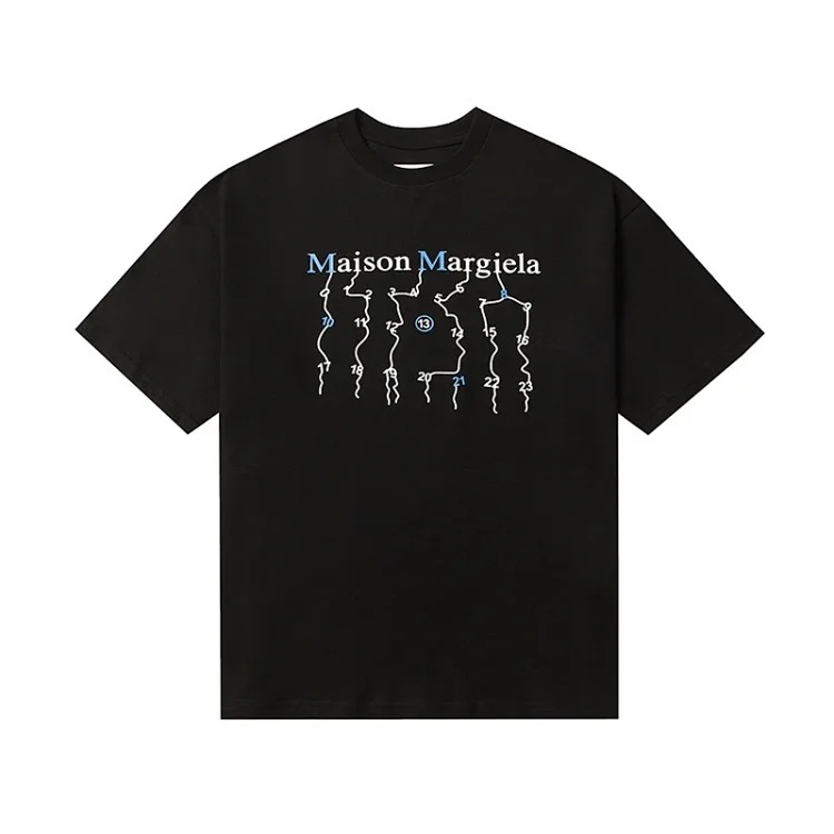 Digital Graphic Print Short Sleeve T-Shirt 6
