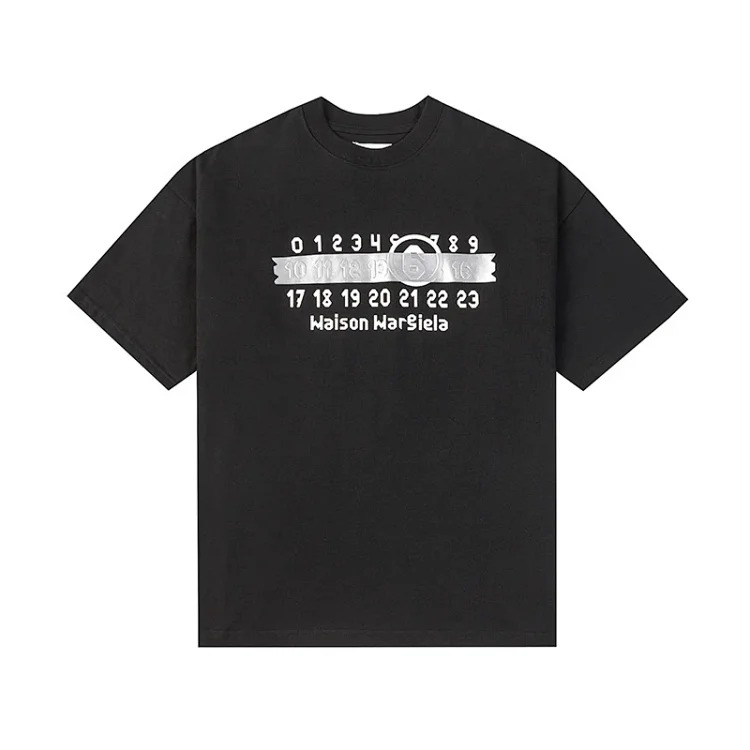 Digital Graphic Print Short Sleeve T-Shirt 6