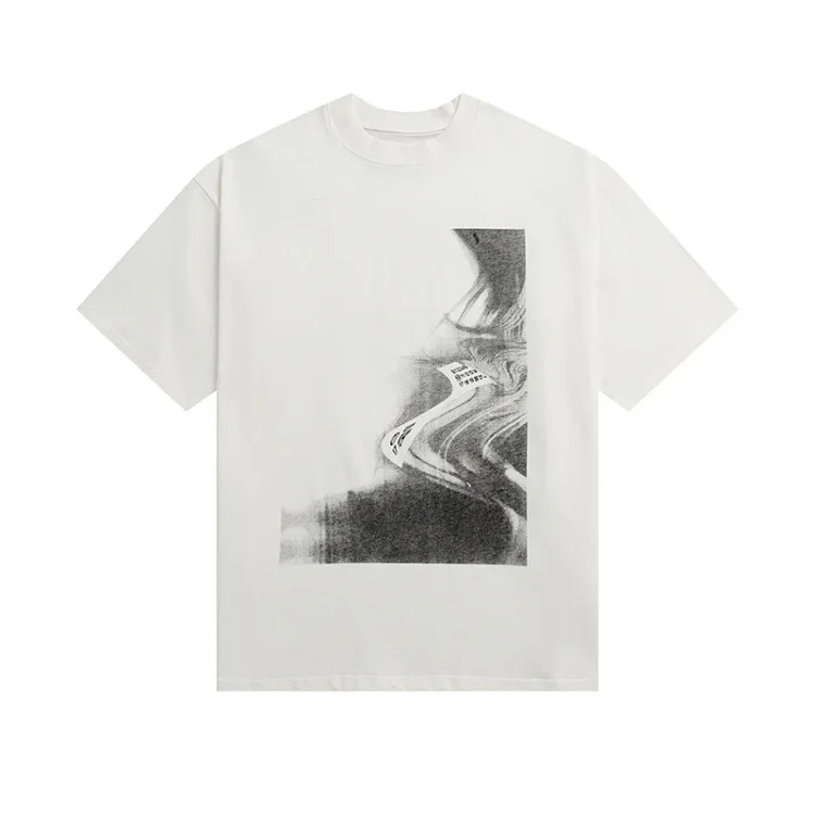 Digital Graphic Print Short Sleeve T-Shirt 6