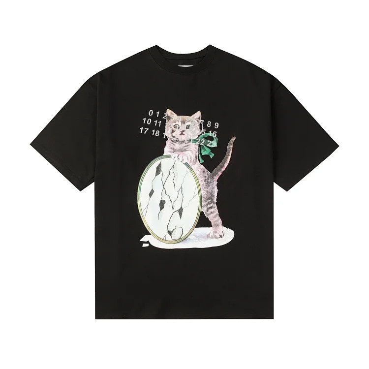 Digital Graphic Print Short Sleeve T-Shirt 6