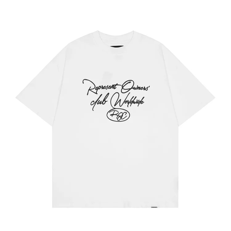 American T-shirt Men's Summer Round Neck T-Shirt Re