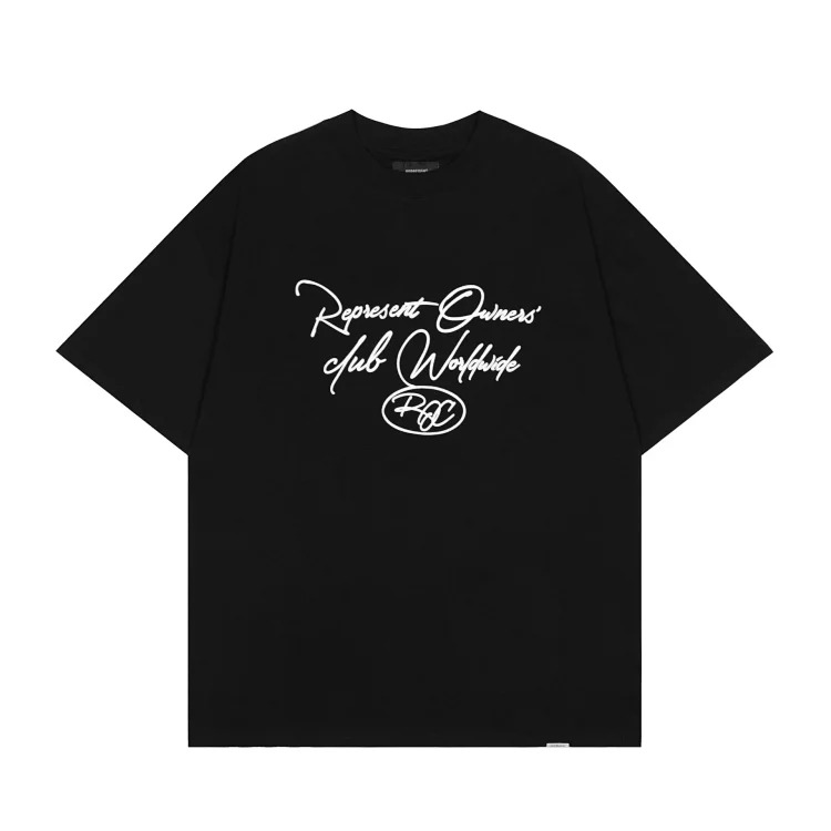 American T-shirt Men's Summer Round Neck T-Shirt Re