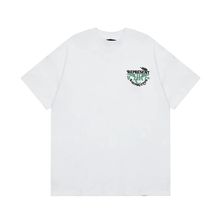 American T-shirt Men's Summer Round Neck T-Shirt Re