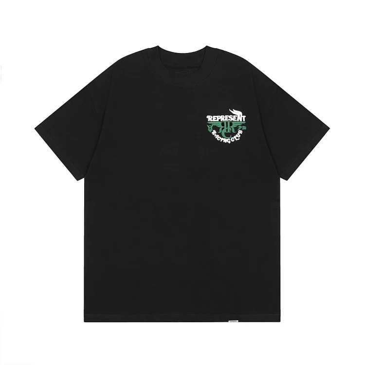 American T-shirt Men's Summer Round Neck T-Shirt Re