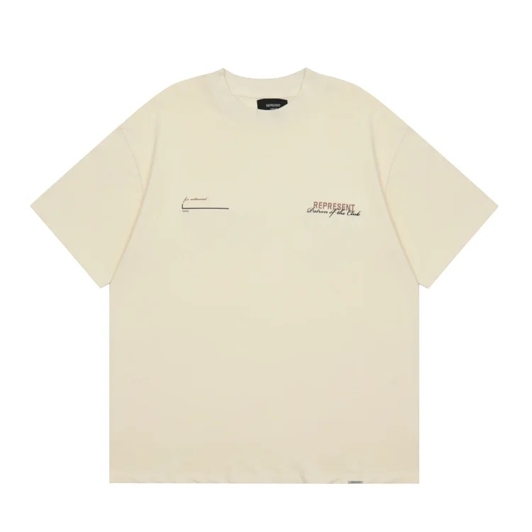 American T-shirt Men's Summer Round Neck T-Shirt Re